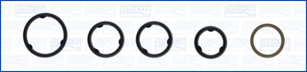 Gasket Set, oil cooler - 77016800 AJUSA