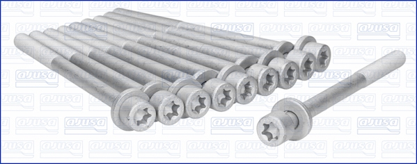 Bolt Kit, cylinder head - 81003700 AJUSA