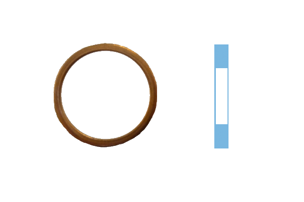 Seal Ring, oil drain plug - 005594S CORTECO