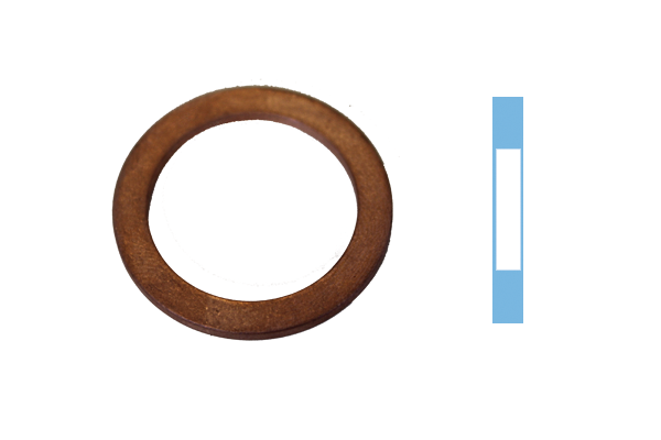 Seal Ring, oil drain plug - 005666S CORTECO