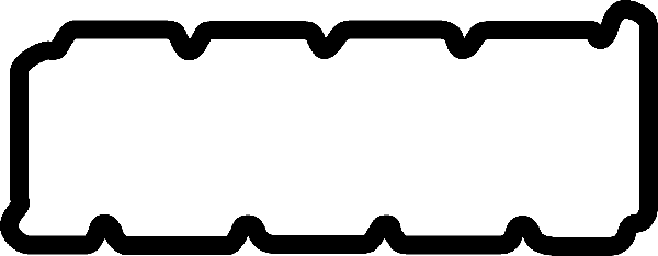 Gasket, cylinder head cover - 023140P CORTECO