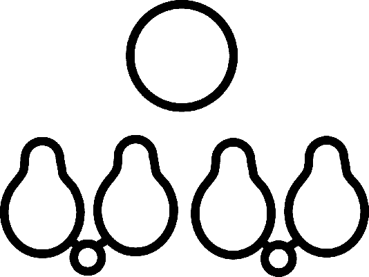 Gasket, cylinder head cover - 023824P CORTECO