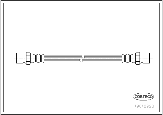 Brake Hose - 19018920 CORTECO
