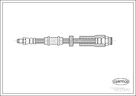 Brake Hose - 19025840 CORTECO