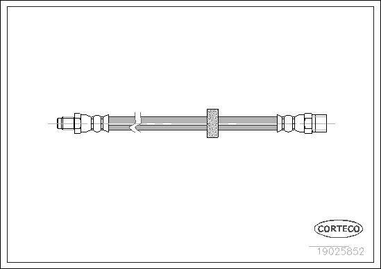 Brake Hose - 19025852 CORTECO