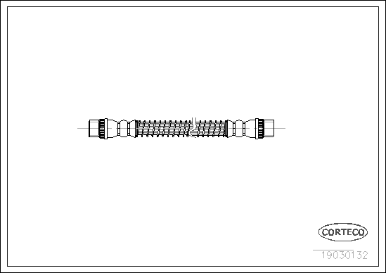 Brake Hose - 19030132 CORTECO