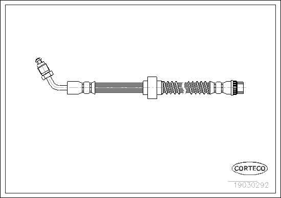 Brake Hose - 19030292 CORTECO