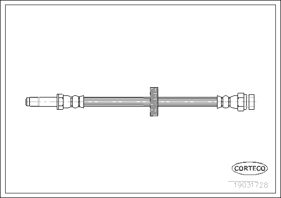 Brake Hose - 19031728 CORTECO