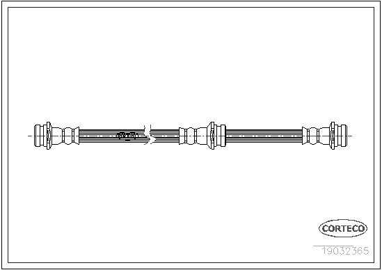 Brake Hose - 19032365 CORTECO