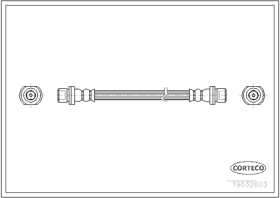 Brake Hose - 19032603 CORTECO