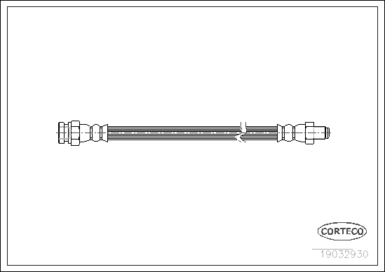 Brake Hose - 19032930 CORTECO