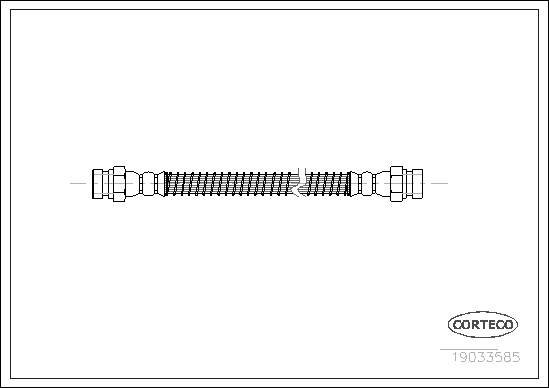 Brake Hose - 19033585 CORTECO