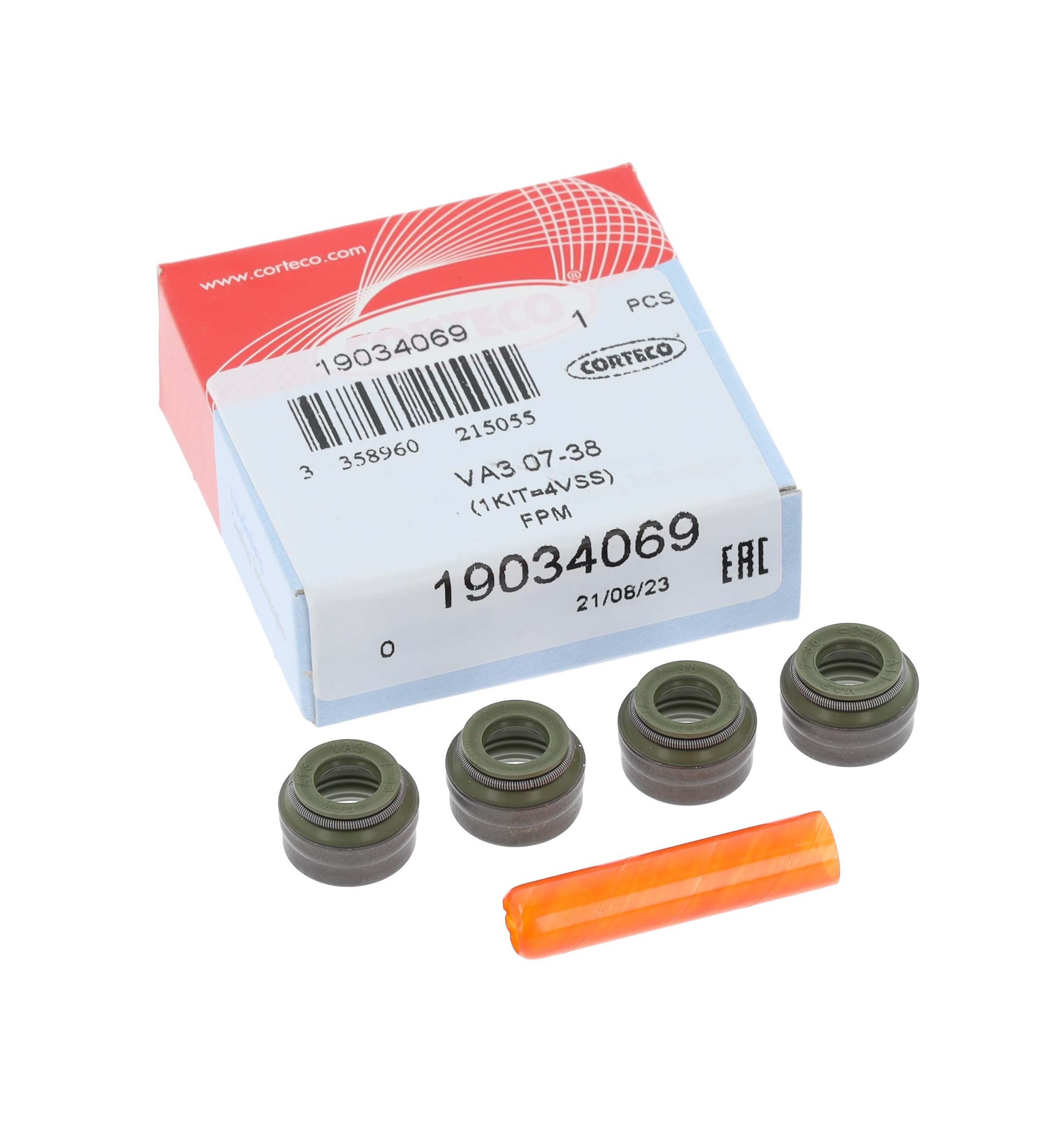 Seal Set, valve stem - 19034069 CORTECO