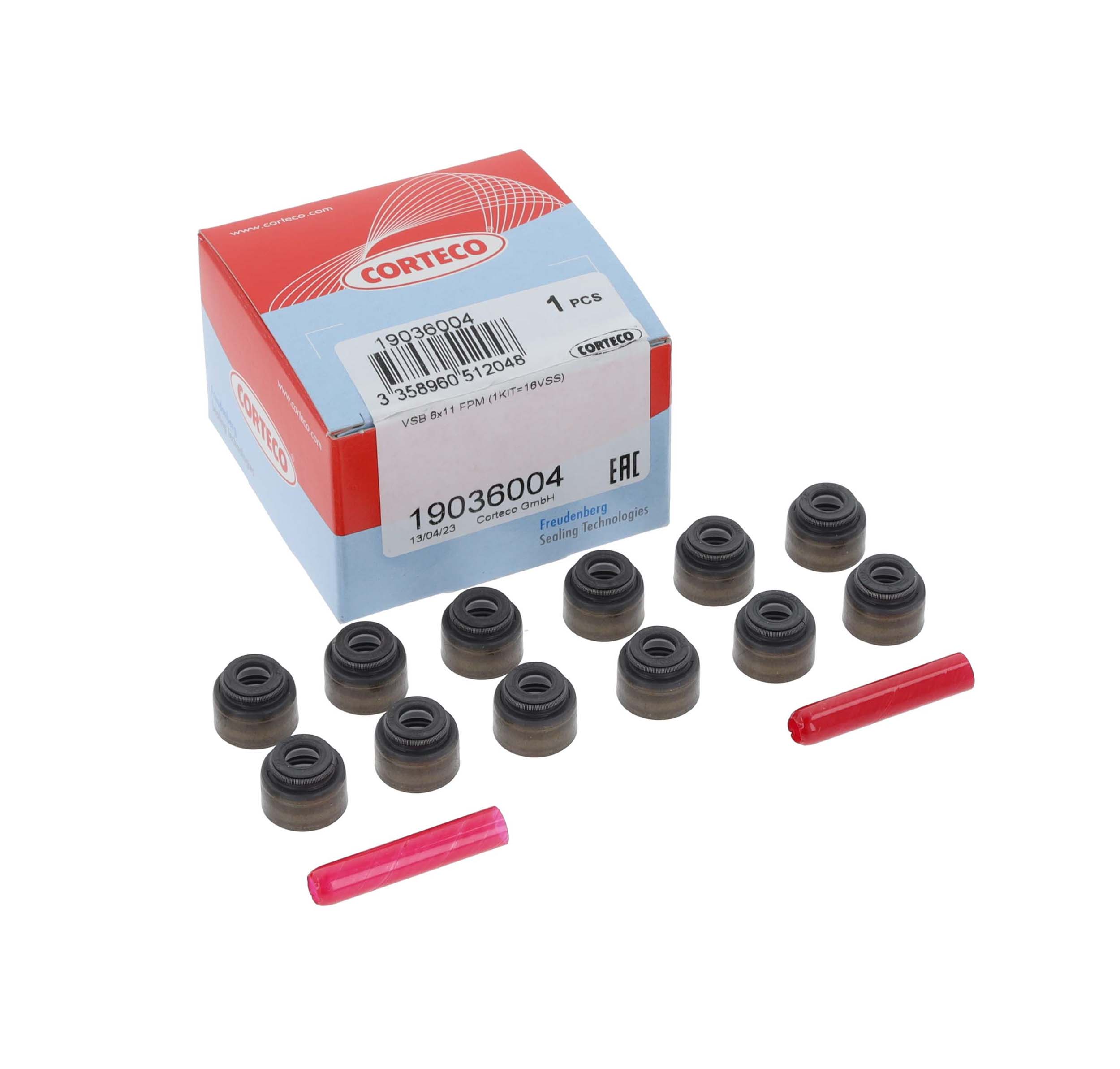 Seal Set, valve stem - 19036004 CORTECO
