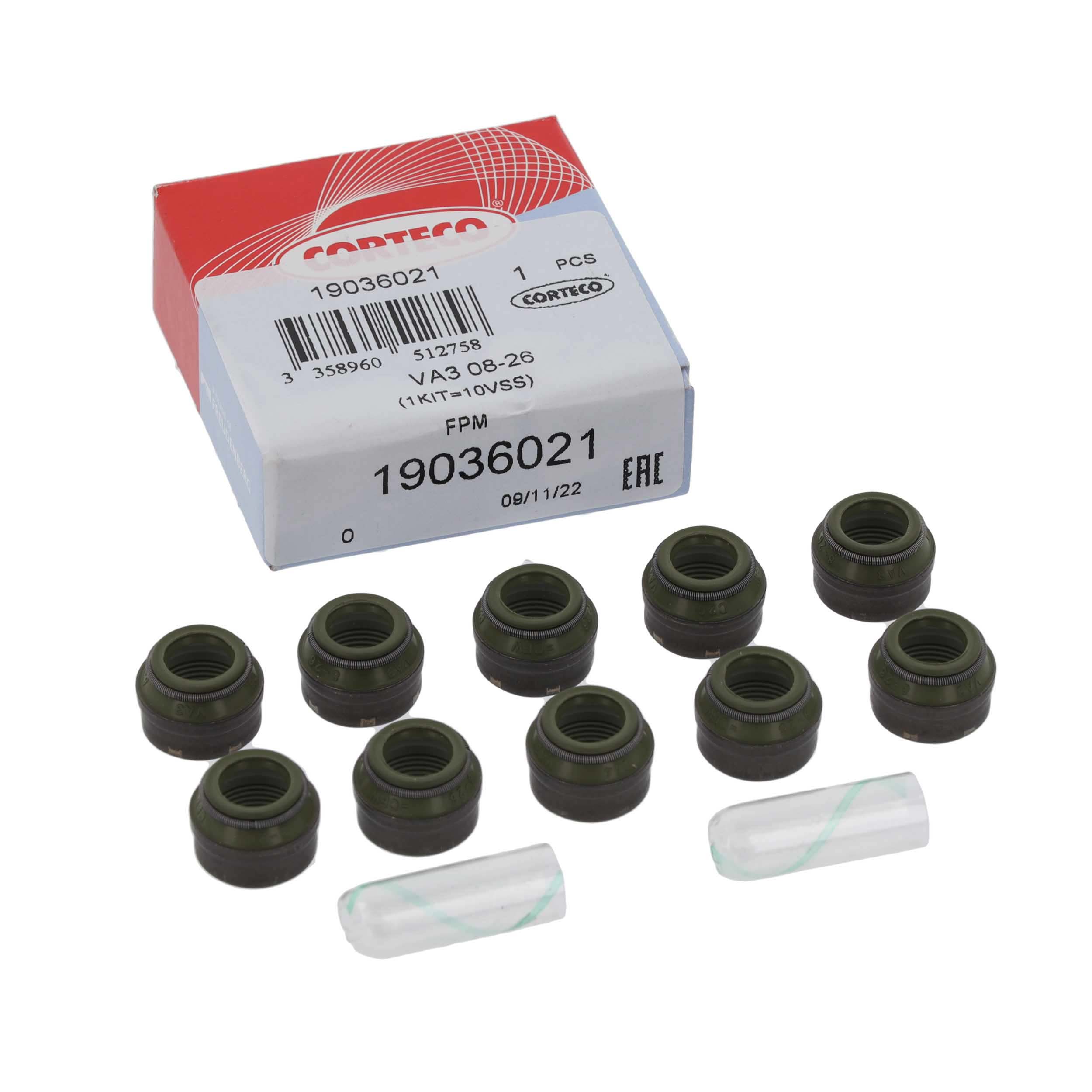 Seal Set, valve stem - 19036021 CORTECO
