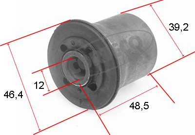 Control Arm-/Trailing Arm Bush - 21652440 CORTECO