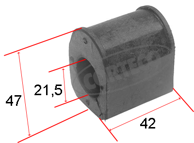 Stabiliser Mounting - 21652442 CORTECO