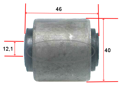 Control Arm-/Trailing Arm Bush - 21652444 CORTECO