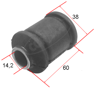 Control Arm-/Trailing Arm Bush - 21653104 CORTECO