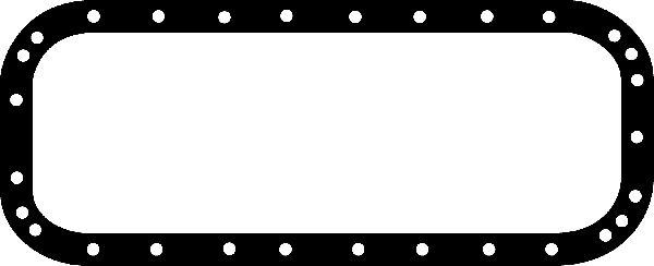 Gasket, oil sump - 423931P CORTECO