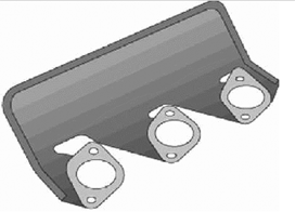 Gasket, exhaust manifold - 460327H CORTECO