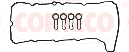 Gasket Set, cylinder head cover - 49116099 CORTECO