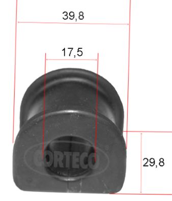 Опора, стабилизатор - 49371775 CORTECO