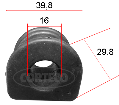 Опора, стабилизатор - 49371838 CORTECO