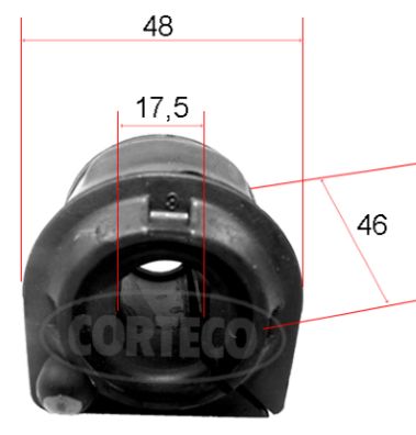 Опора, стабилизатор - 49371888 CORTECO