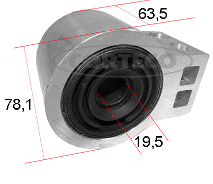 Control Arm-/Trailing Arm Bush - 49403033 CORTECO