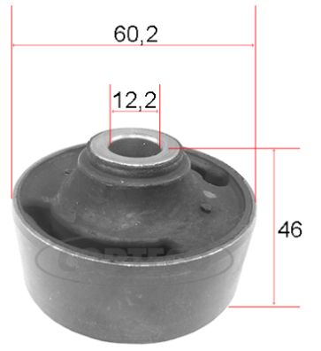 Control Arm-/Trailing Arm Bush - 49405651 CORTECO