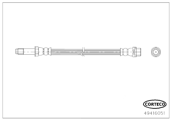 Shaft Seal, automatic transmission - 01033864B CORTECO