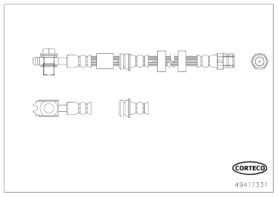 Shaft Seal, manual transmission - 01033869B CORTECO