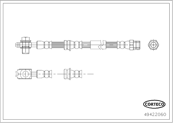 Mounting, automatic transmission - 49382917 CORTECO