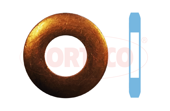 Seal Ring, nozzle holder - 49430628 CORTECO