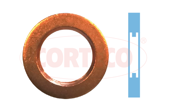 Seal Ring, nozzle holder - 49430663 CORTECO