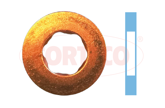 Seal Ring, nozzle holder - 49430681 CORTECO