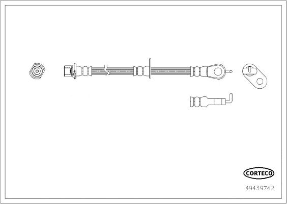 Kit pulegge, Albero motore/a gomito - 80004879 CORTECO