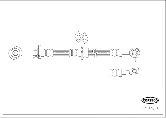 Control Arm-/Trailing Arm Bush - 80005165 CORTECO