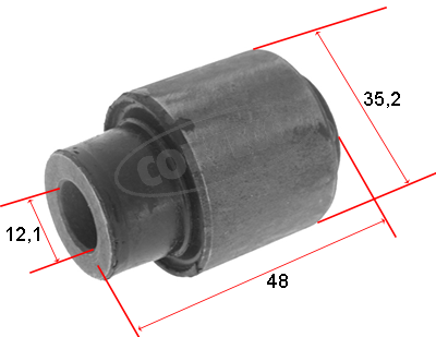 Control Arm-/Trailing Arm Bush - 80000110 CORTECO