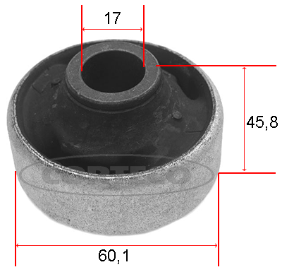 Supporto, Braccio oscillante - 80000259 CORTECO