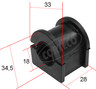 Supporto, Stabilizzatore - 80000450 CORTECO
