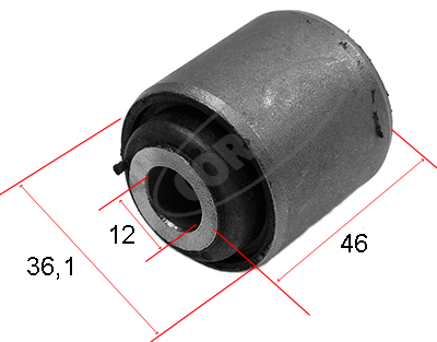 Control Arm-/Trailing Arm Bush - 80000517 CORTECO
