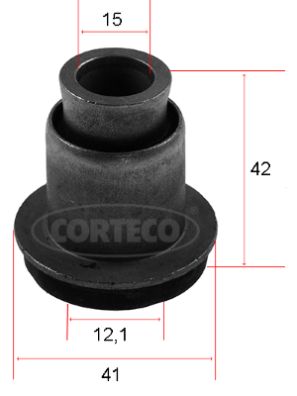 Уплотняющее кольцо, дифференциал - 01026326B CORTECO