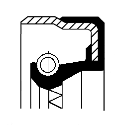 Shaft Seal, automatic transmission - 01035820B CORTECO