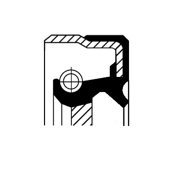 Wellendichtring, Differential - 01036176B CORTECO