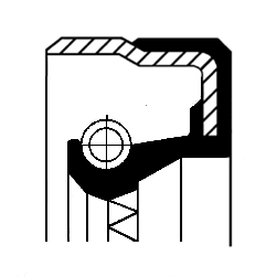 Wellendichtring, Verteilergetriebe - 01035430B CORTECO