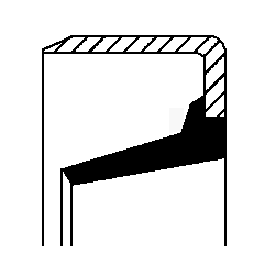 Wellendichtring, Differential - 01030450B CORTECO