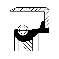 Shaft Seal, crankshaft - 12011464B CORTECO
