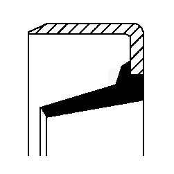 Wellendichtring, Differential - 01027950B CORTECO